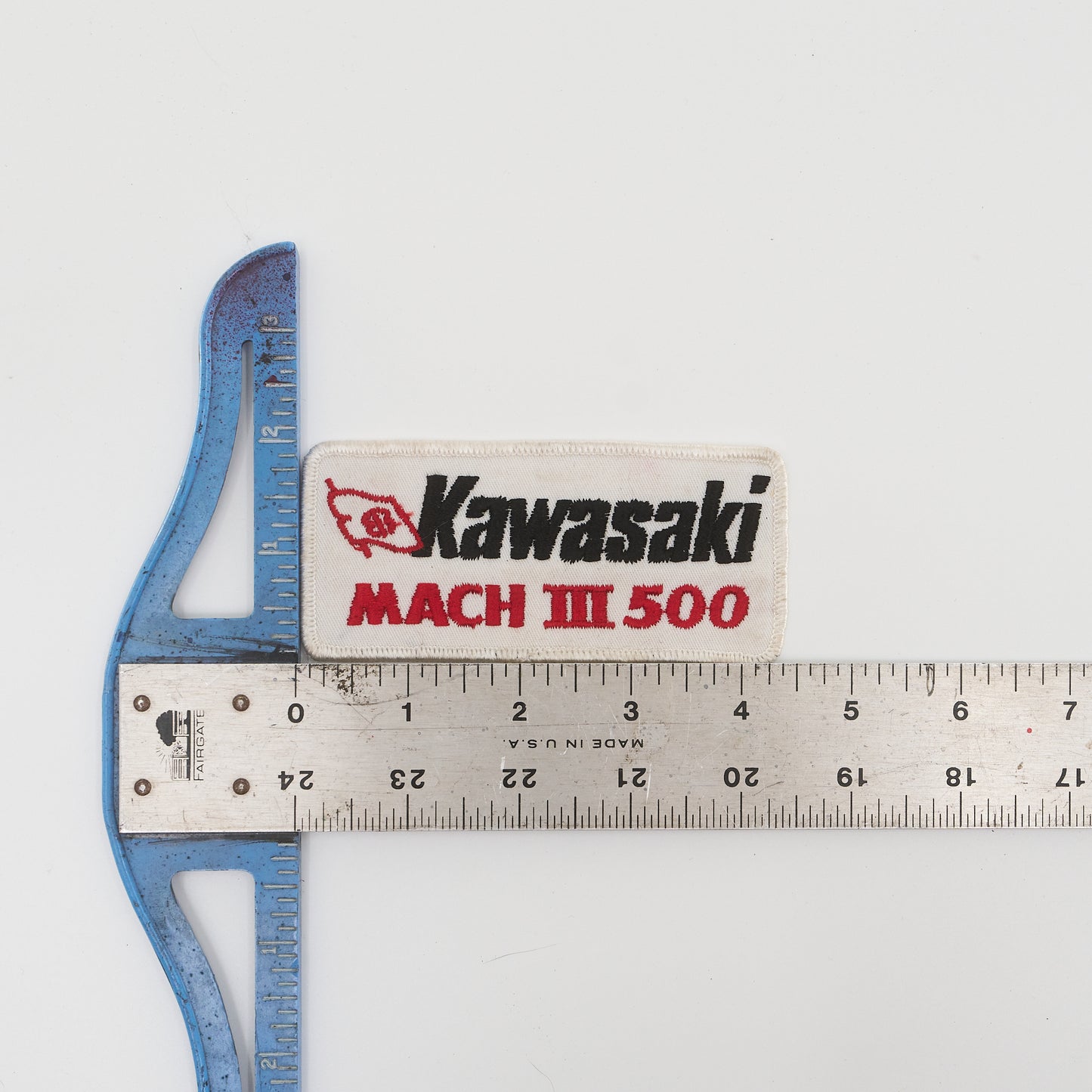 Kawasaki MACH III 500 Patch - Vintage Racing Logo