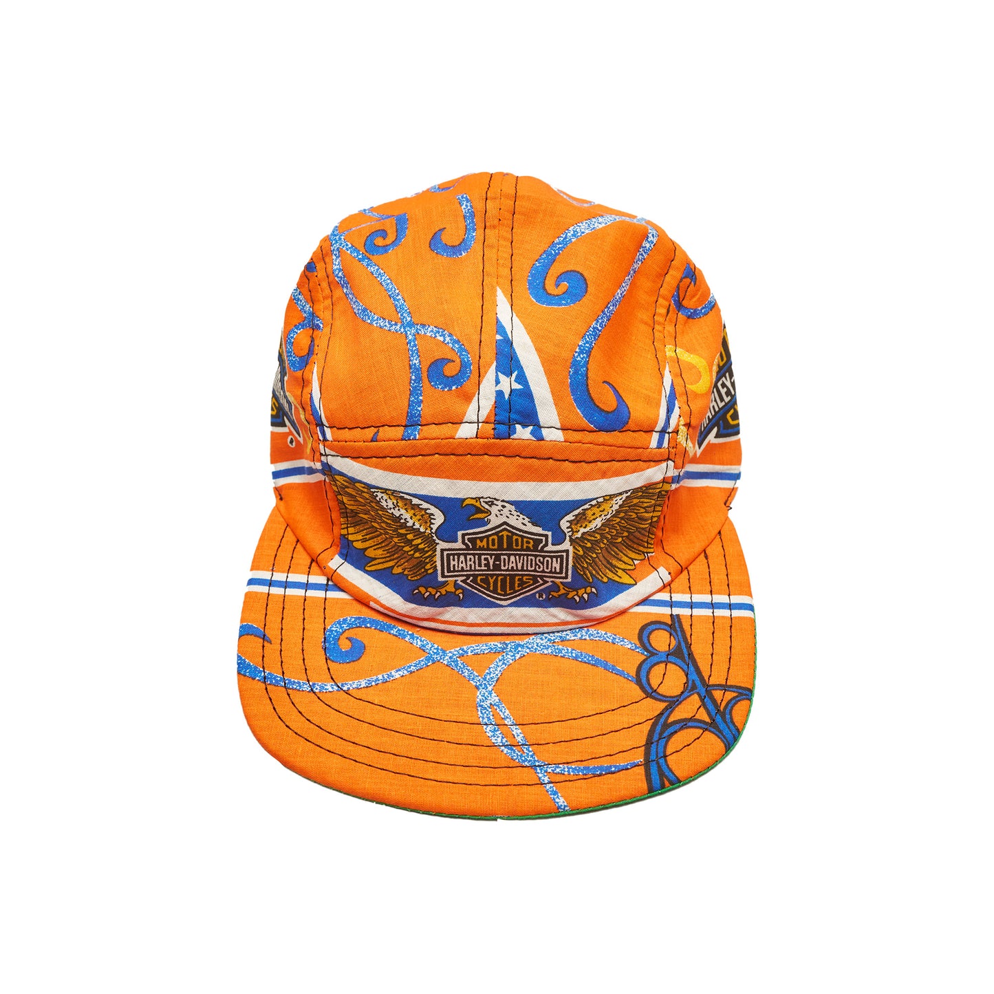 Orange Eagle 5-Panel Camp Hat