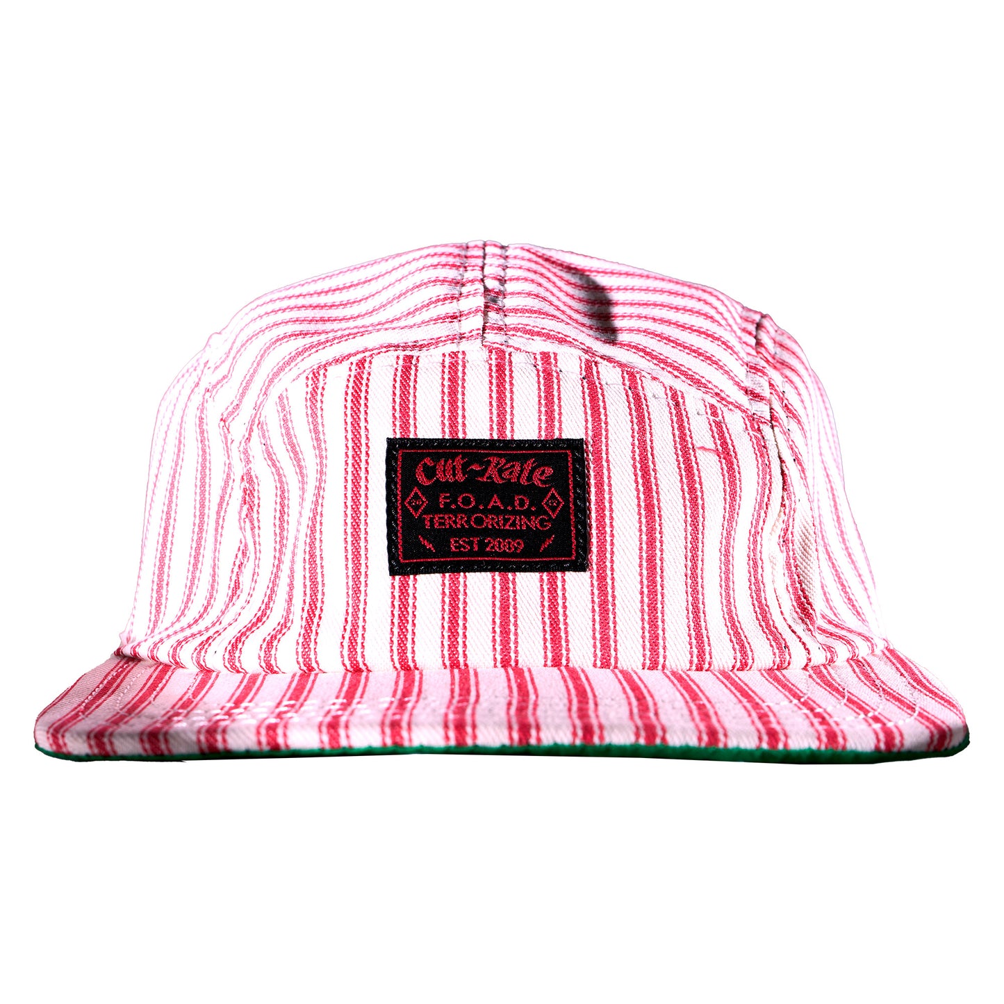 Engineer Striped Hickory 5 Panel Hat
