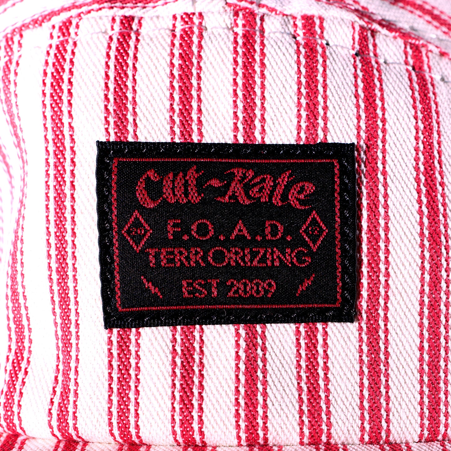 Engineer Striped Hickory 5 Panel Hat