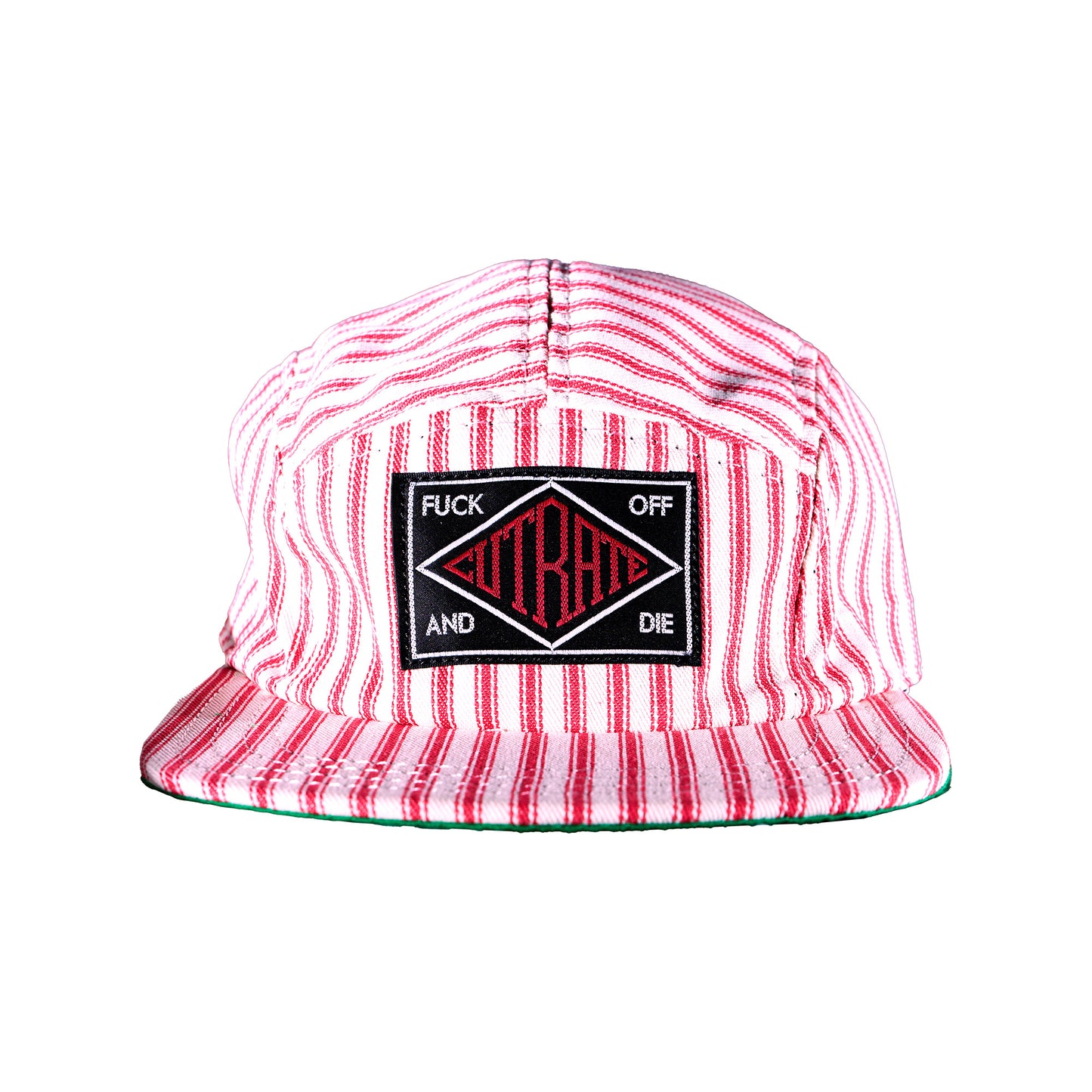 Engineer Striped Hickory 5 Panel Hat