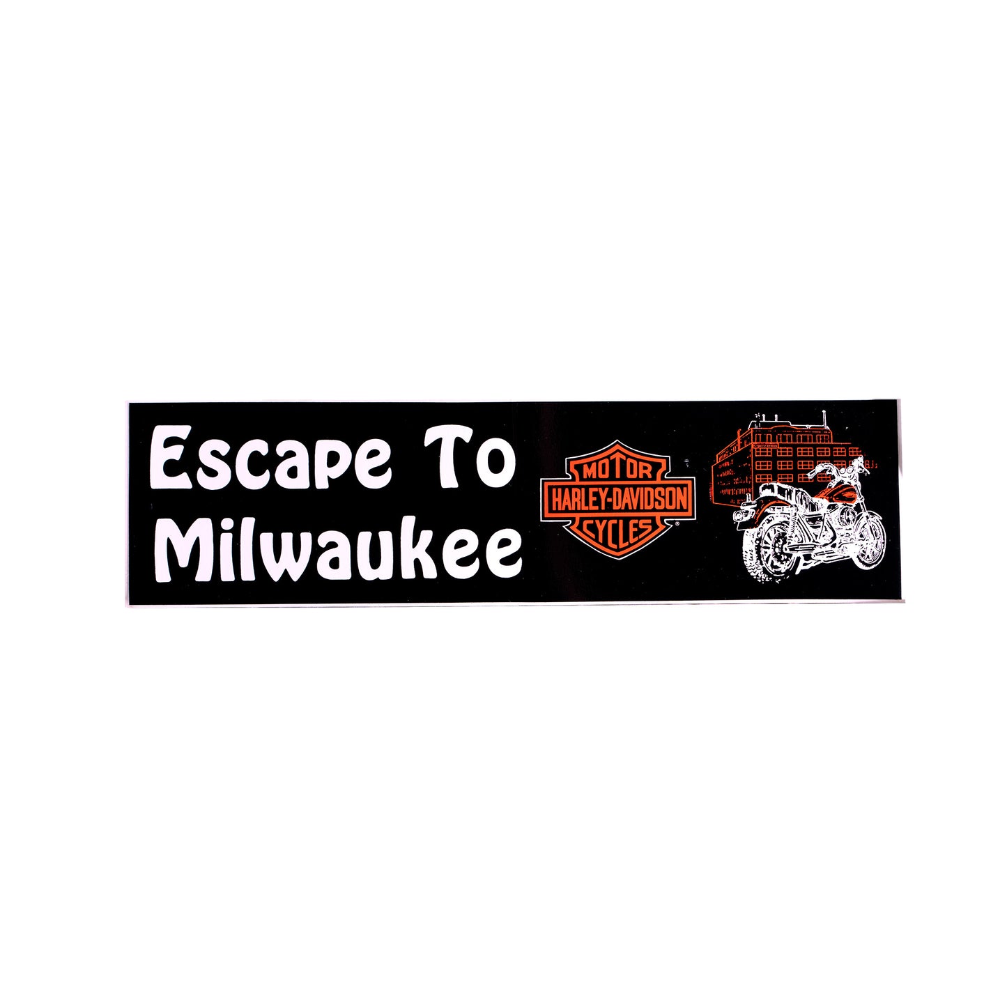 Escape to Milwaukee FXR Bumper Sticker
