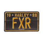 Vintage 1988 Harley FXR Dealer License Plate Sign – Original Paper Display
