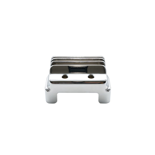 Vintage Chrome Finned Coil Cover for FXR