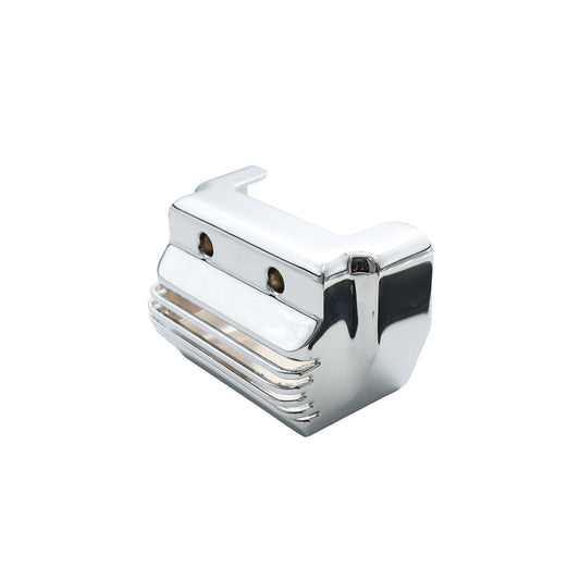 Vintage Chrome Finned Coil Cover for FXR