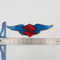 Suzuki Wings Logo Sticker - Blue & Red