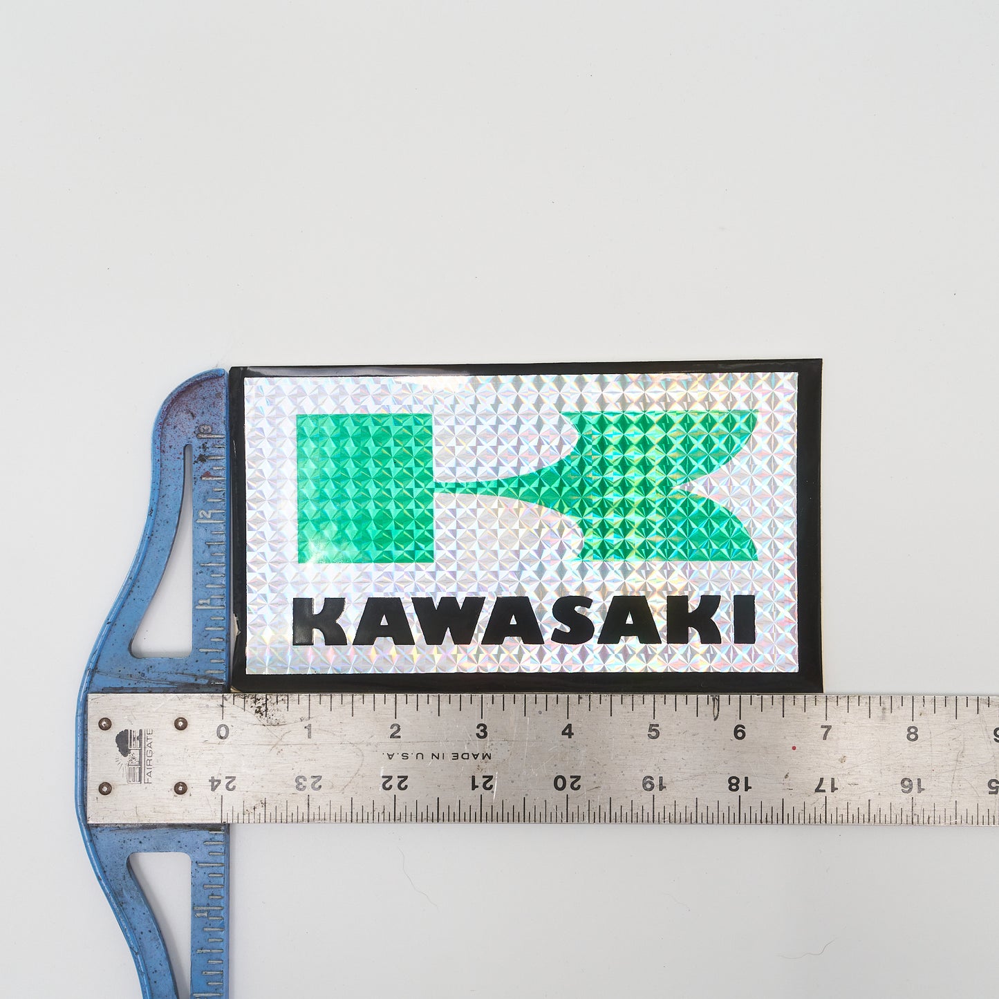 Kawasaki K Logo Sticker - Reflective Green