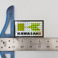 Kawasaki K Logo Sticker Small - Reflective Green