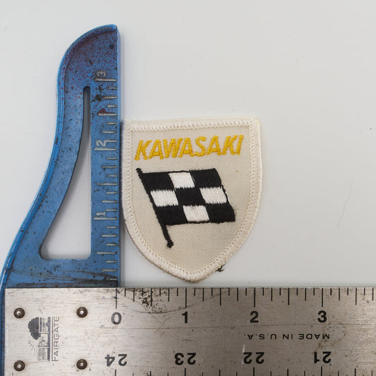 Kawasaki Checkered Flag Patch