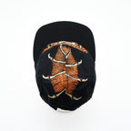 John Jordan Orange Batwing Top Wing Five Panel Camp Hat