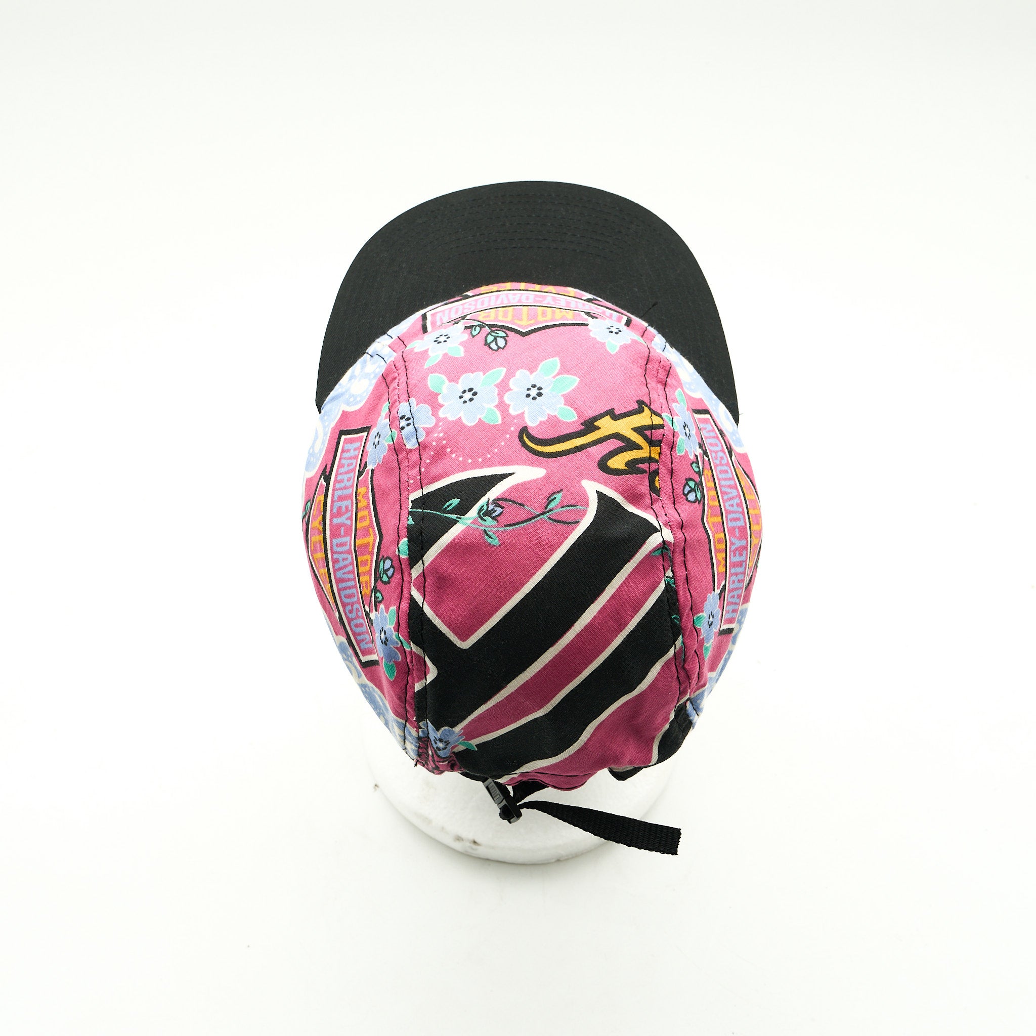 Harley Davidson Womens Pink HD Three Panel Camp Hat