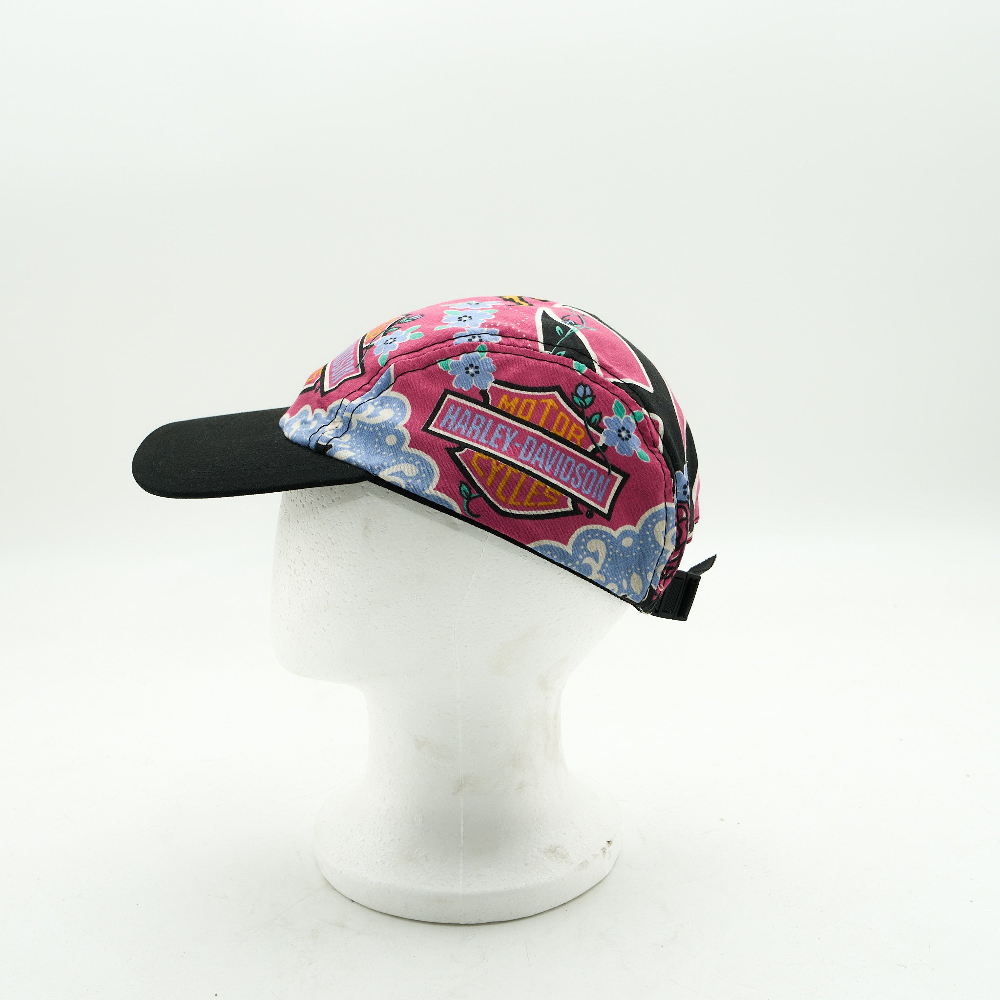 Harley Davidson Womens Pink HD Three Panel Camp Hat