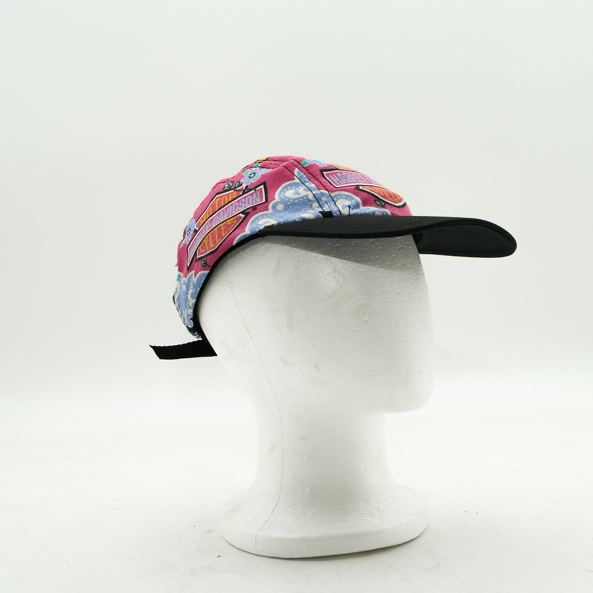 Harley Davidson Womens Pink HD Three Panel Camp Hat