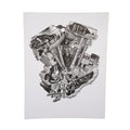 HD Engine Diagram Posters
