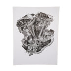 HD Engine Diagram Posters