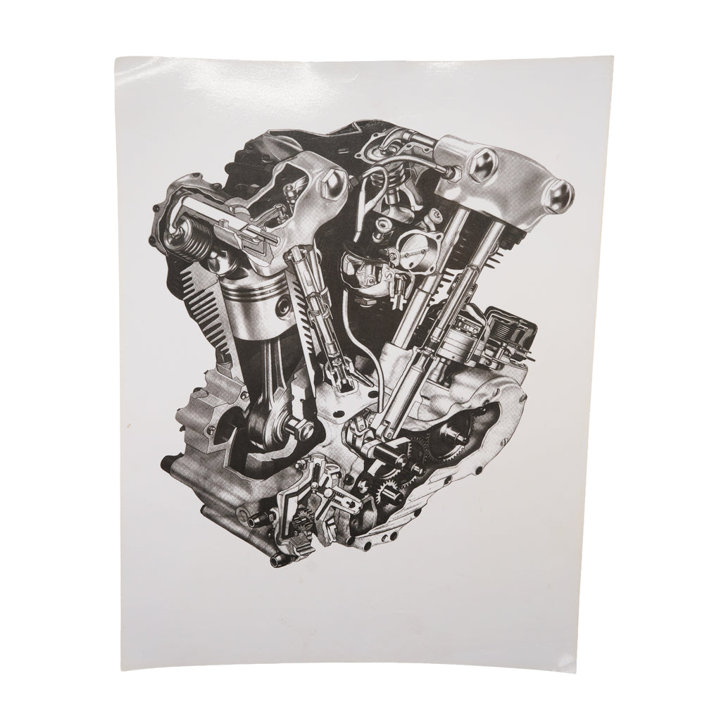 HD Engine Diagram Posters