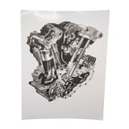 HD Engine Diagram Posters