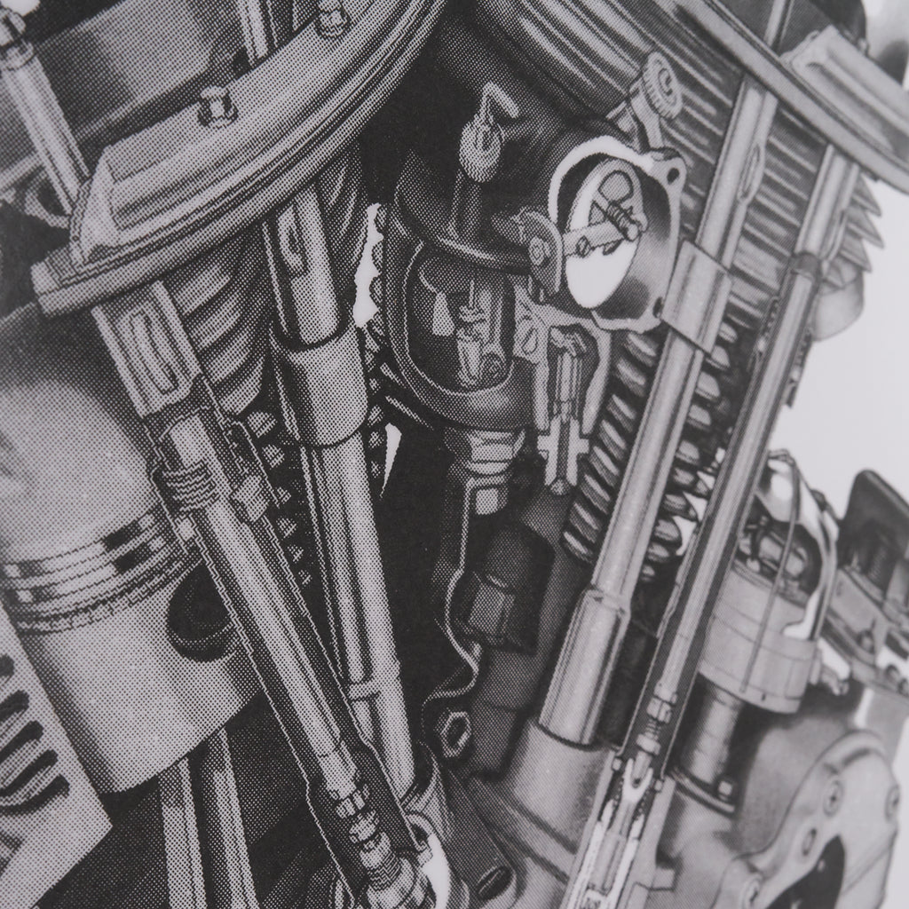 HD Engine Diagram Posters