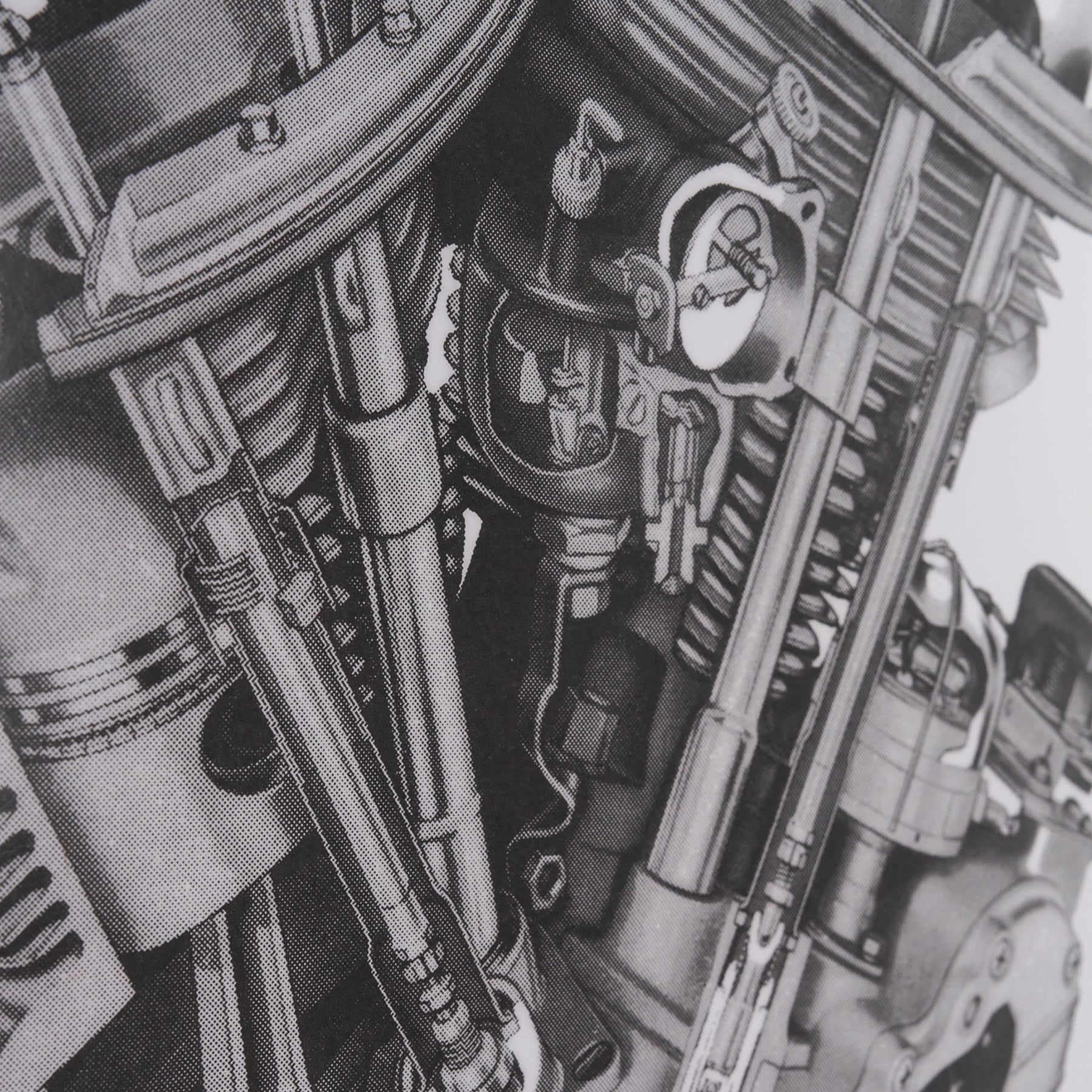 HD Engine Diagram Posters