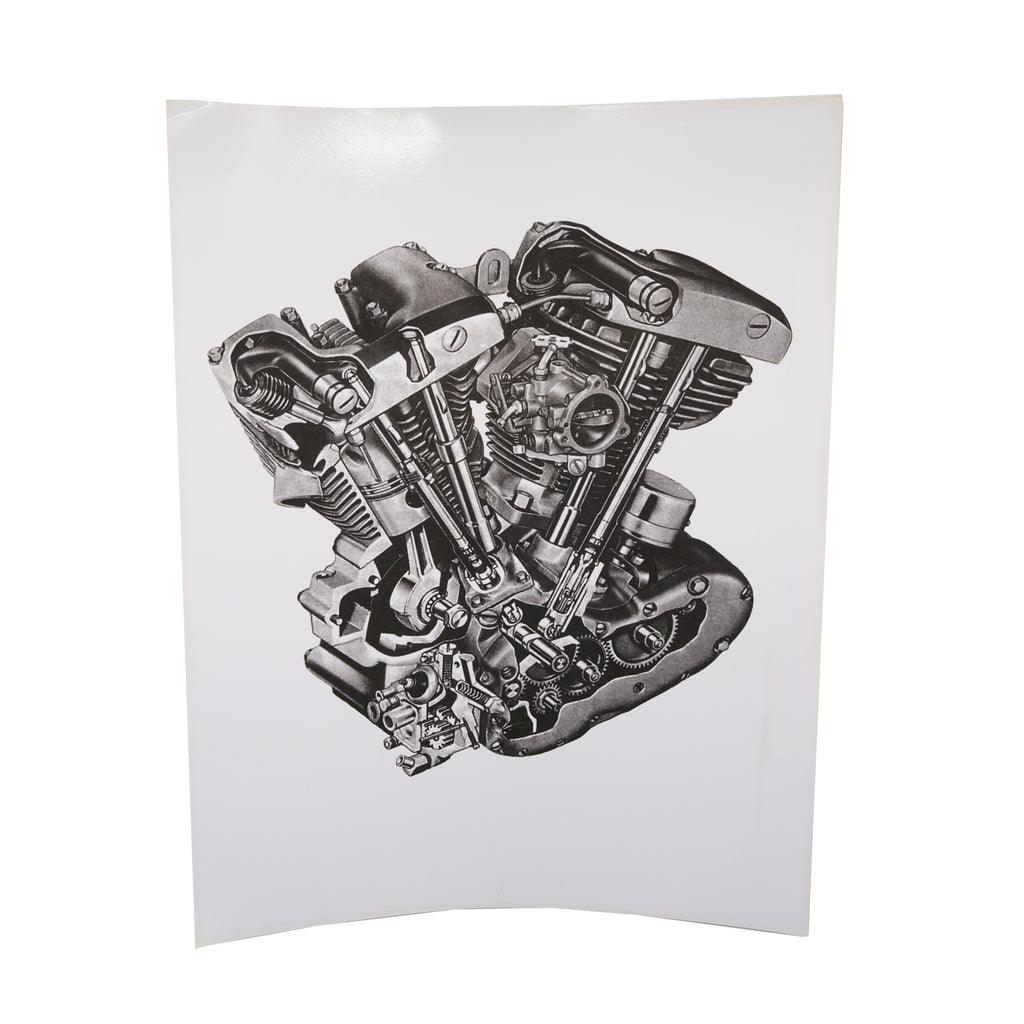 HD Engine Diagram Posters