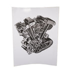 HD Engine Diagram Posters