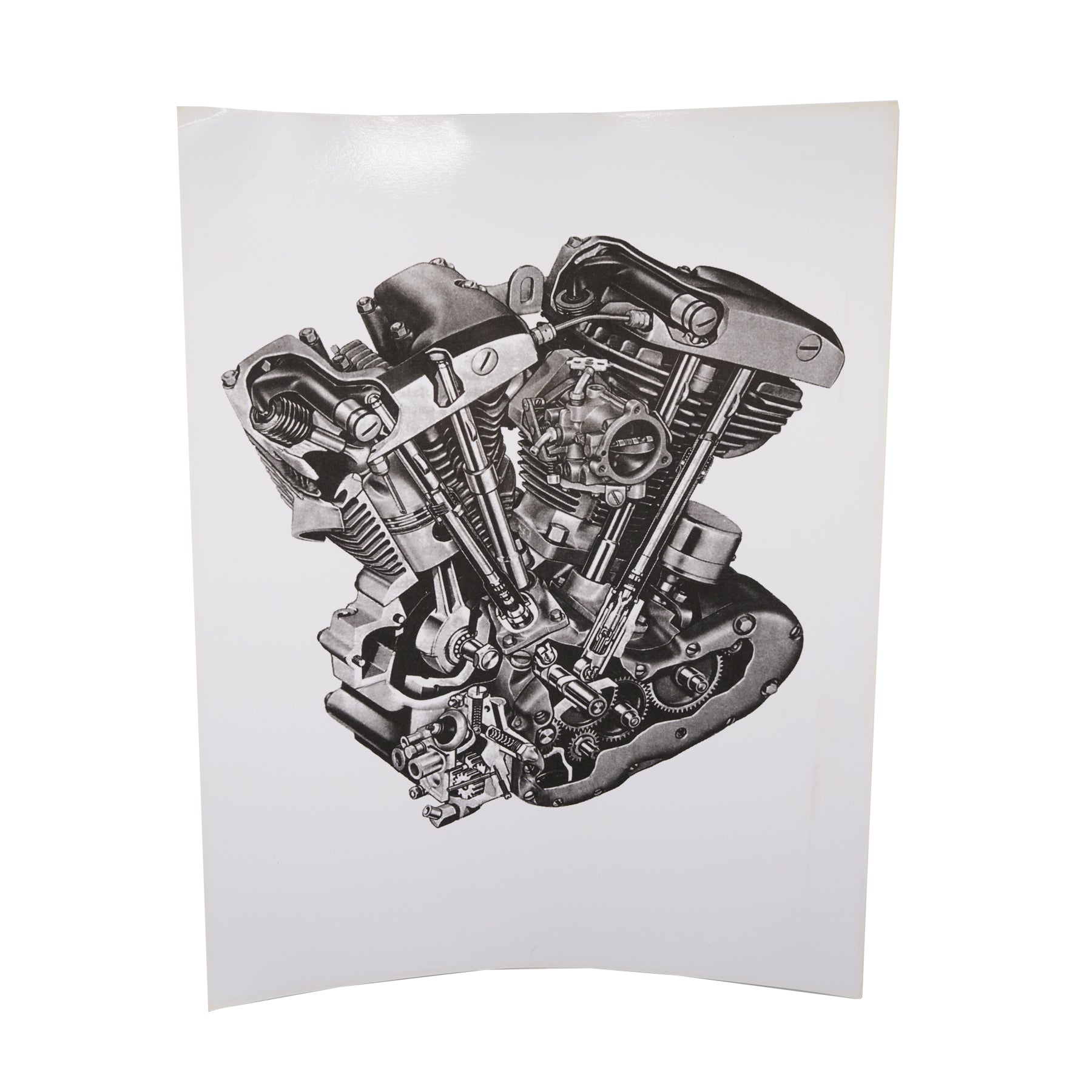 HD Engine Diagram Posters