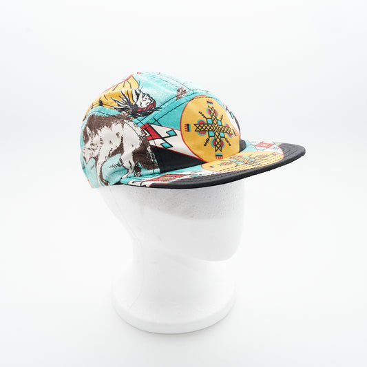 Vintage Southwestern Wildlife Five Panel Camp Hat