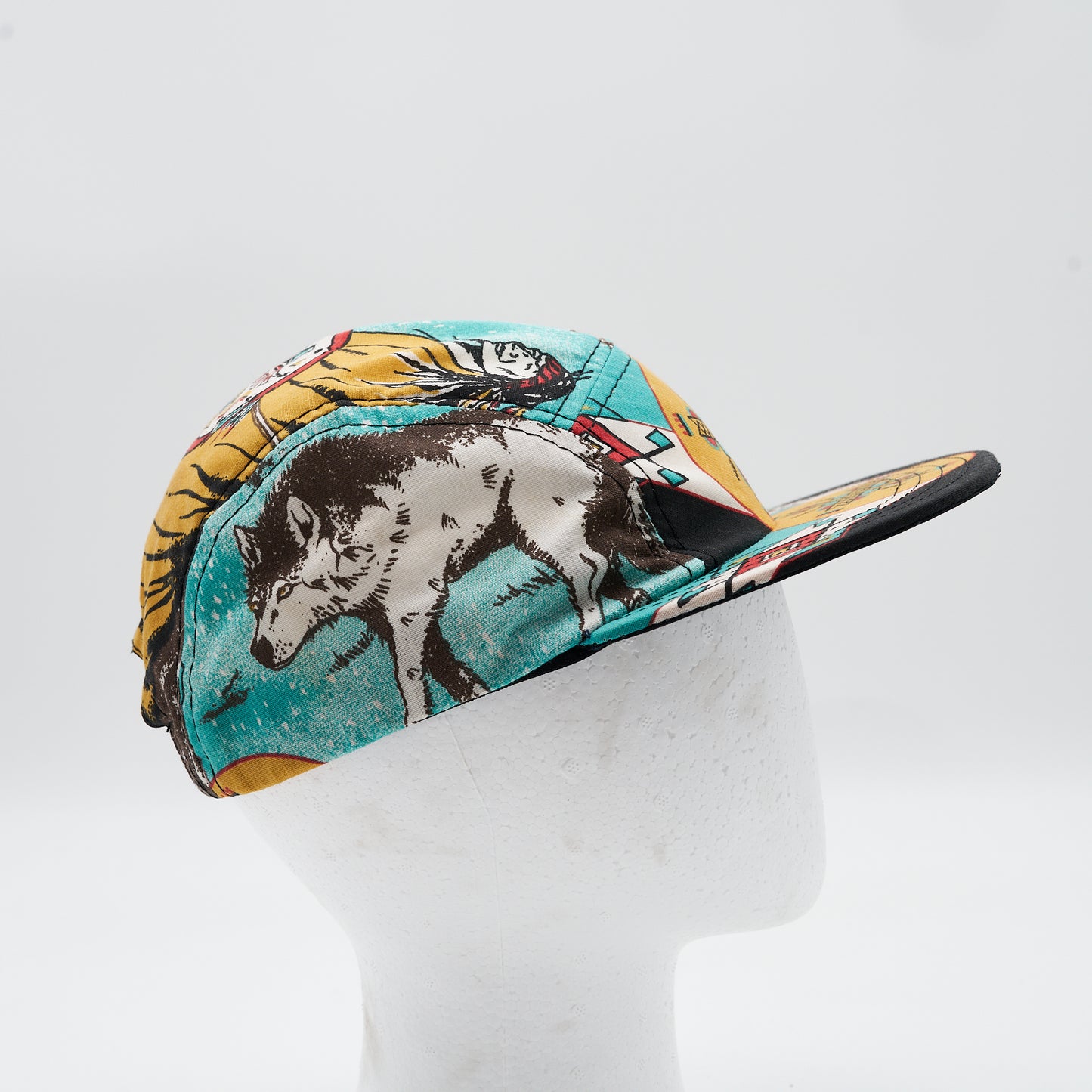 Vintage Southwestern Wildlife Five Panel Camp Hat