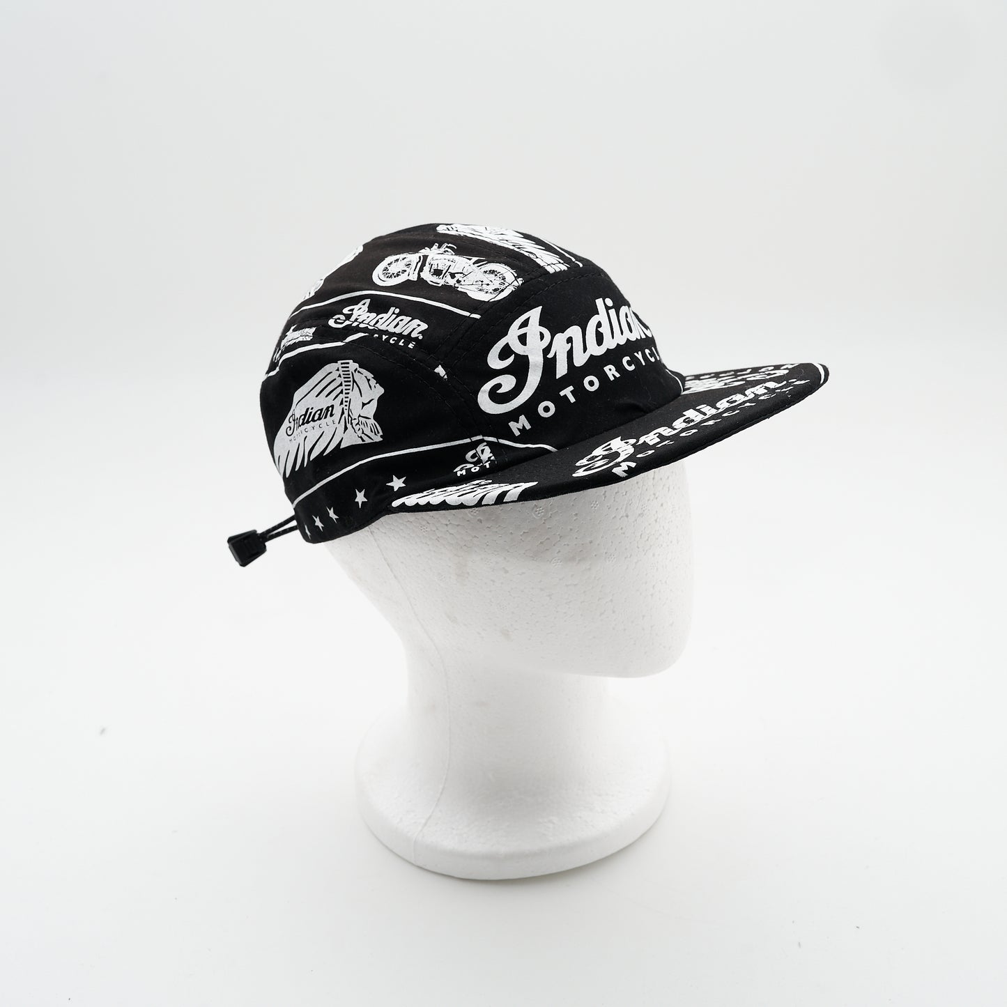 Indian Motorcycle Logo Graphic Five Panel Camp Hat