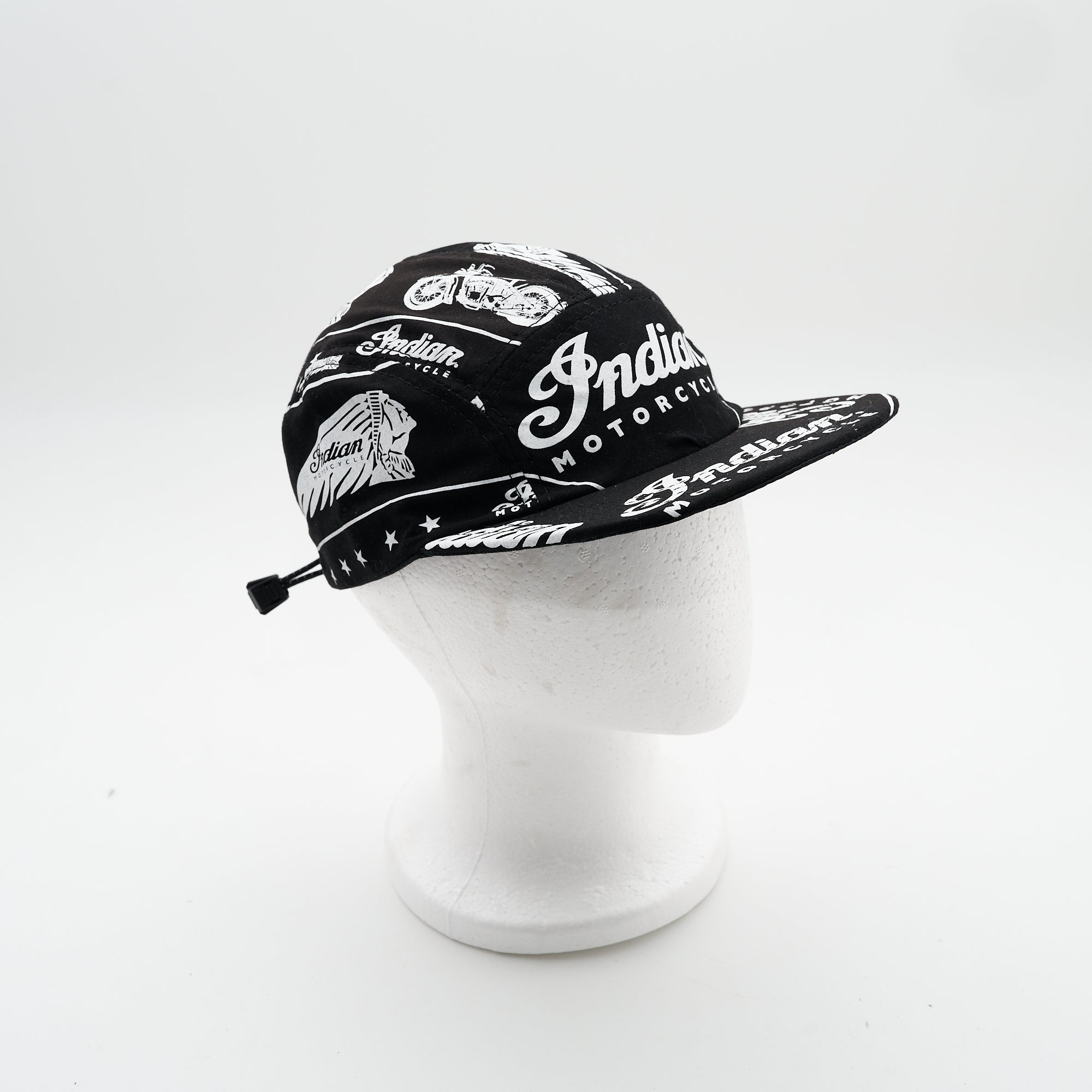 Indian Motorcycle Logo Graphic Five Panel Camp Hat