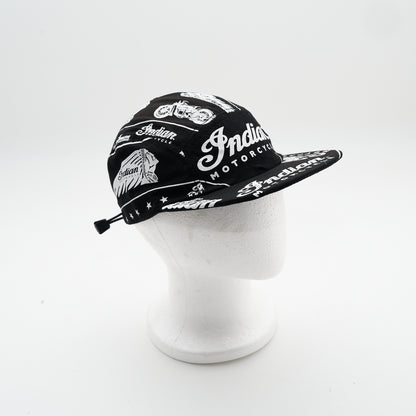 Indian Motorcycle Logo Graphic Five Panel Camp Hat