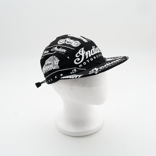 Indian Motorcycle Logo Graphic Five Panel Camp Hat
