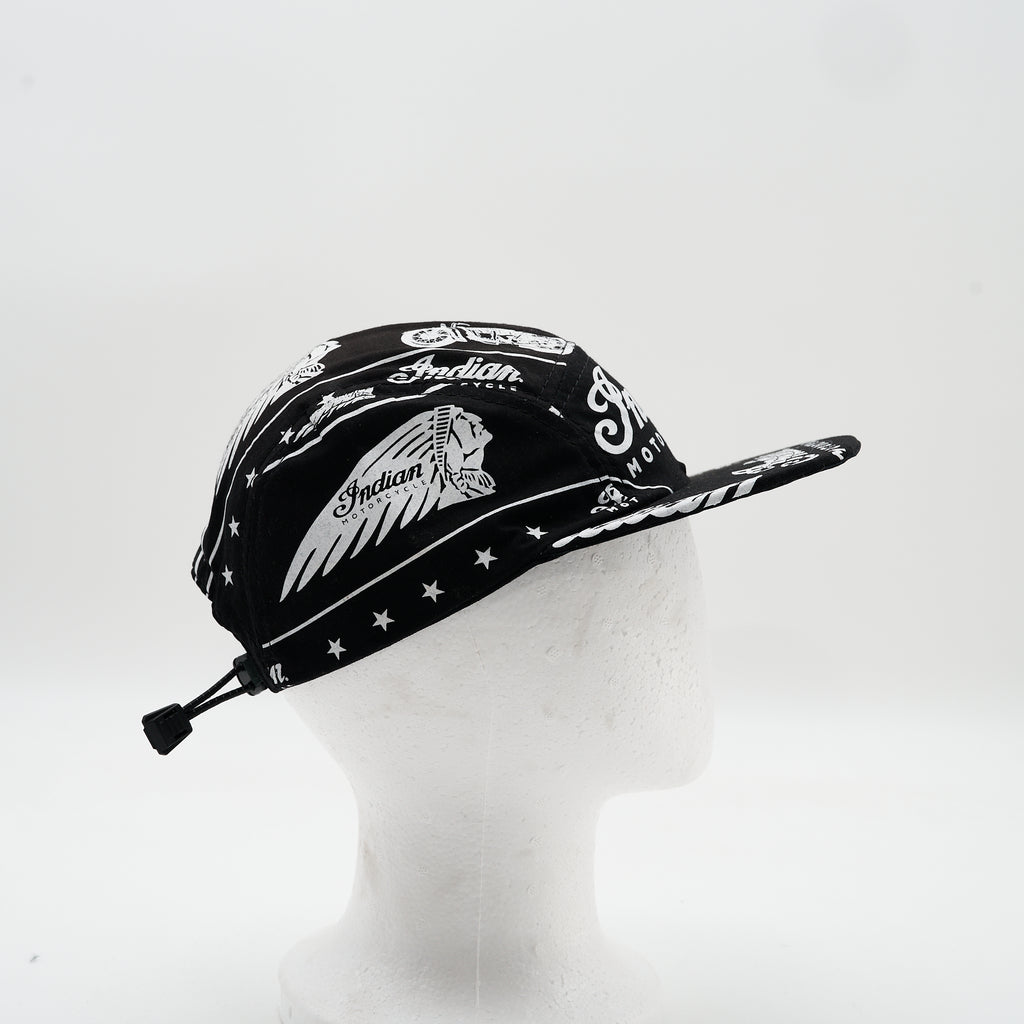 Indian Motorcycle Logo Graphic Five Panel Camp Hat