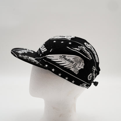 Indian Motorcycle Logo Graphic Five Panel Camp Hat