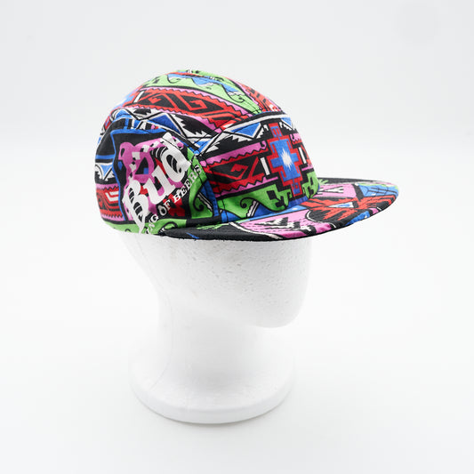 Budweiser King of Beers Vintage Pattern Five Panel Camp Hat
