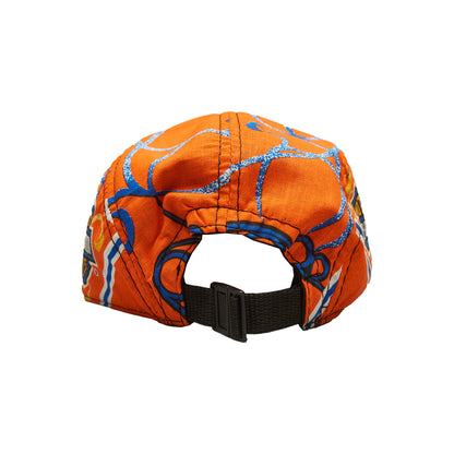 Orange Eagle 5-Panel Camp Hat