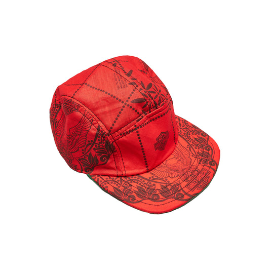 Red Minimal HD 5-Panel Camp Hat