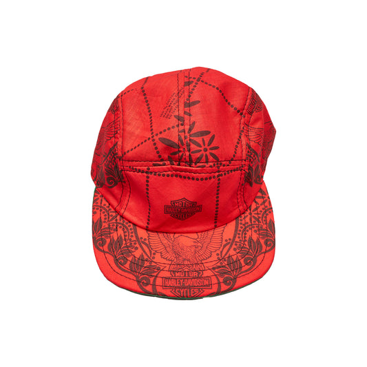Red Minimal HD 5-Panel Camp Hat