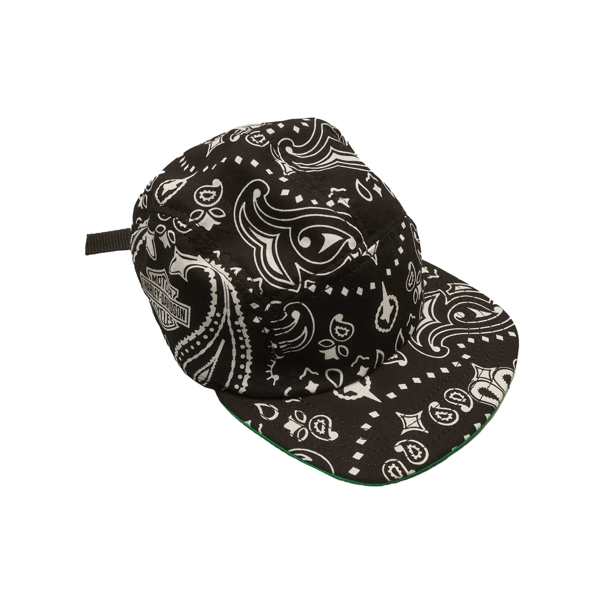 Black Paisley 5-Panel Camp Hat
