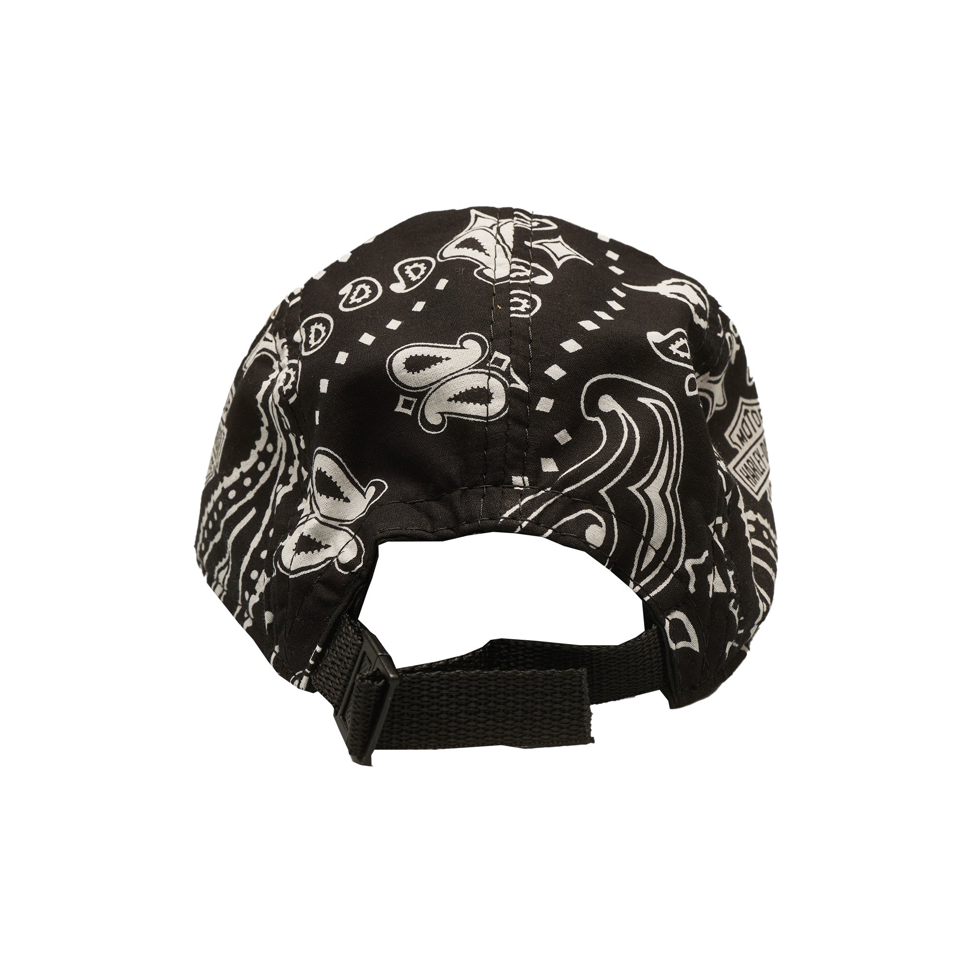 Black Paisley 5-Panel Camp Hat
