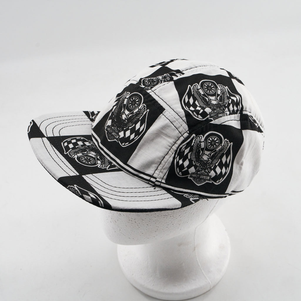 Harley-Davidson Race Checkers #3 5-Panel Camp Hat