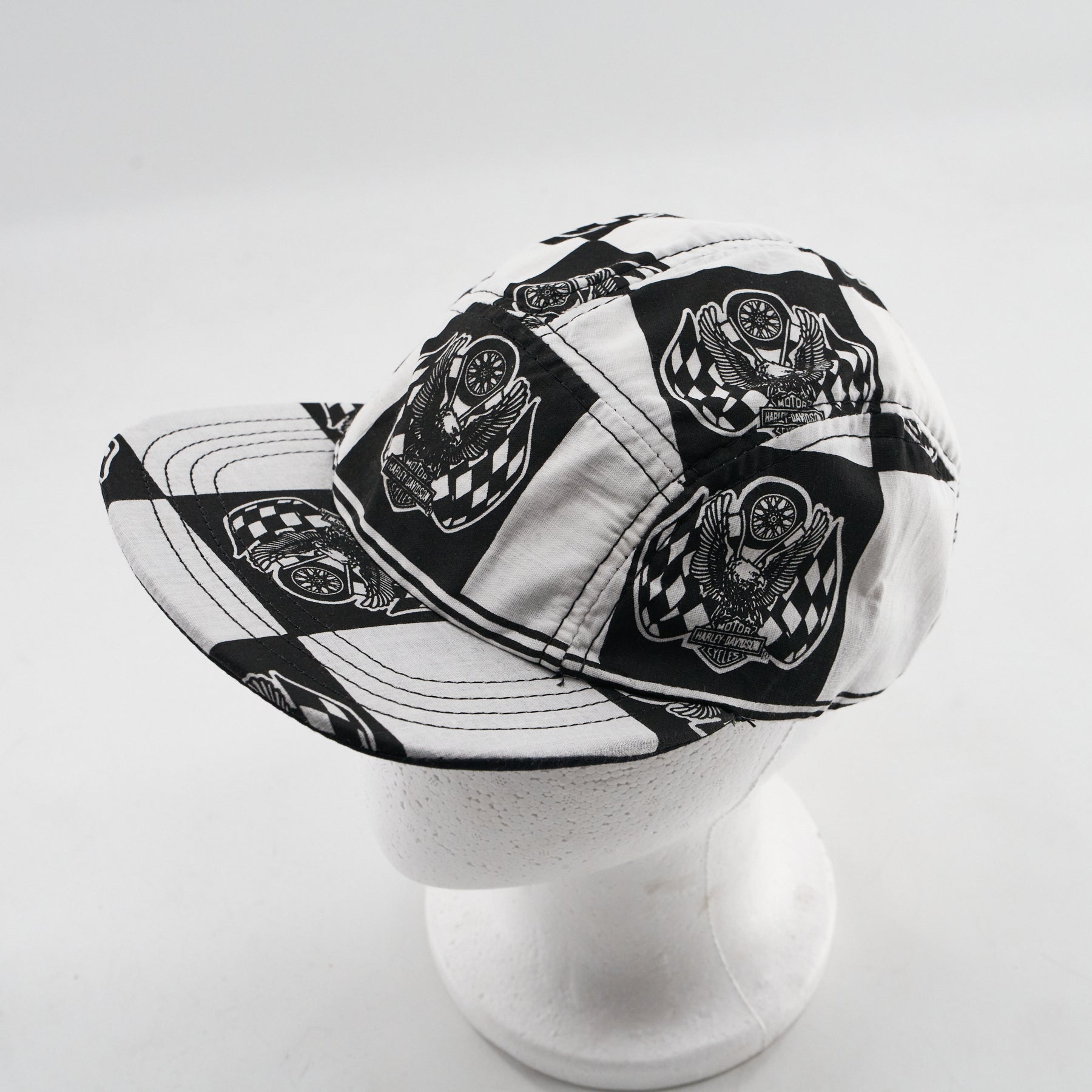 Harley-Davidson Race Checkers #3 5-Panel Camp Hat