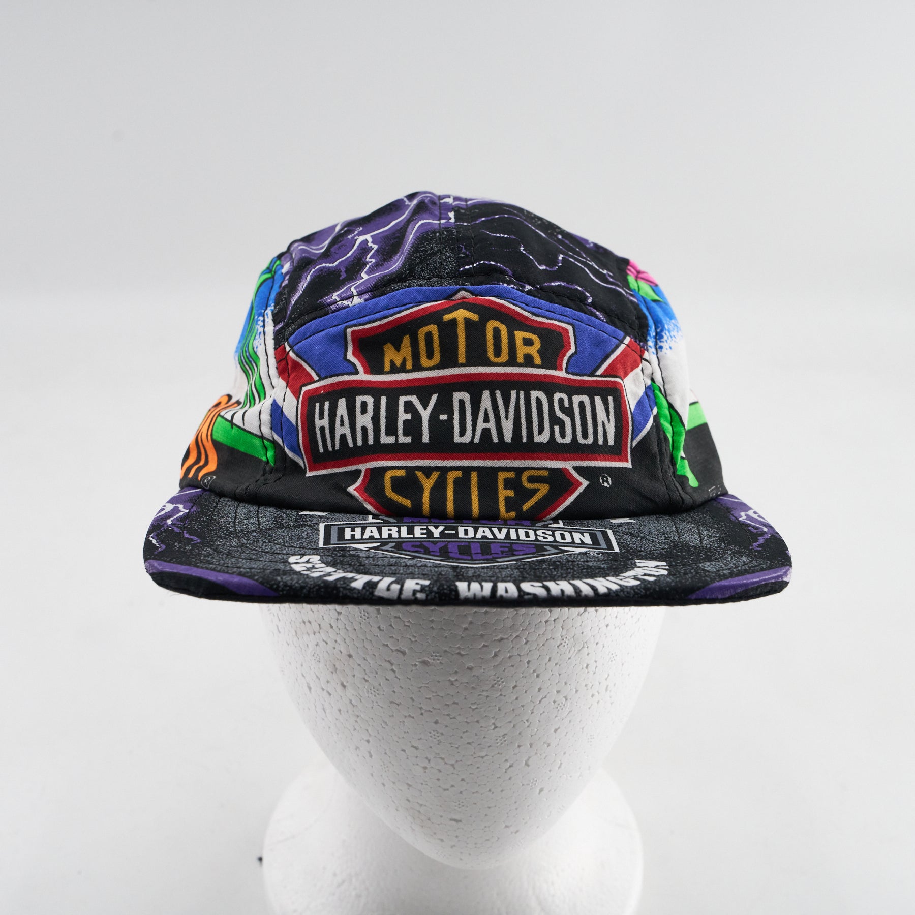 Harley-Davidson Mixed Lightning #2 5-Panel Camp Hat