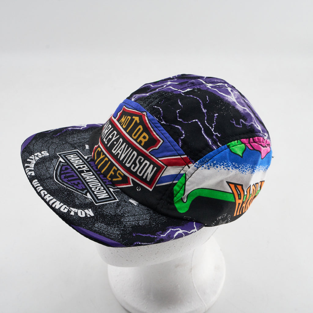 Harley-Davidson Mixed Lightning #2 5-Panel Camp Hat