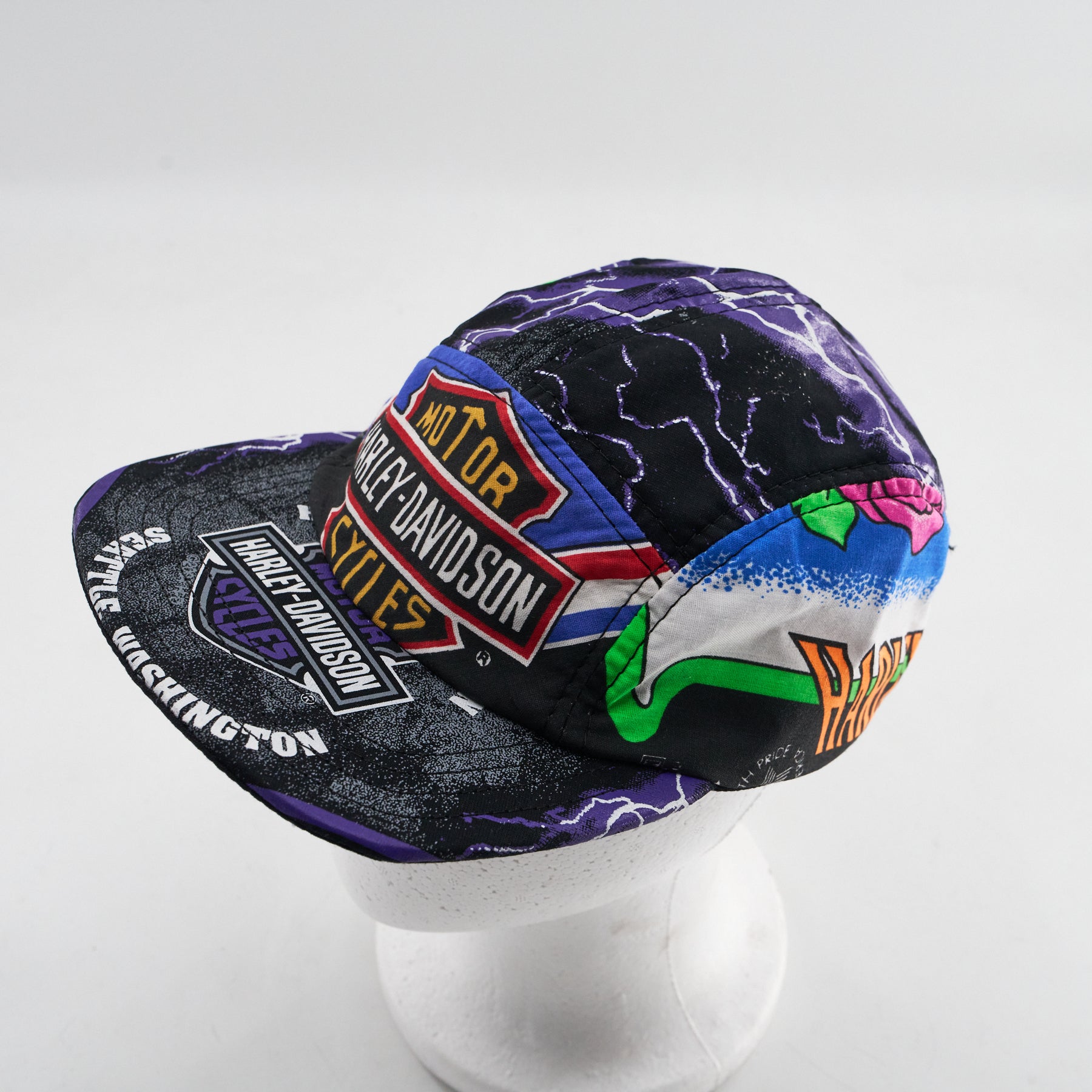 Harley-Davidson Mixed Lightning #2 5-Panel Camp Hat