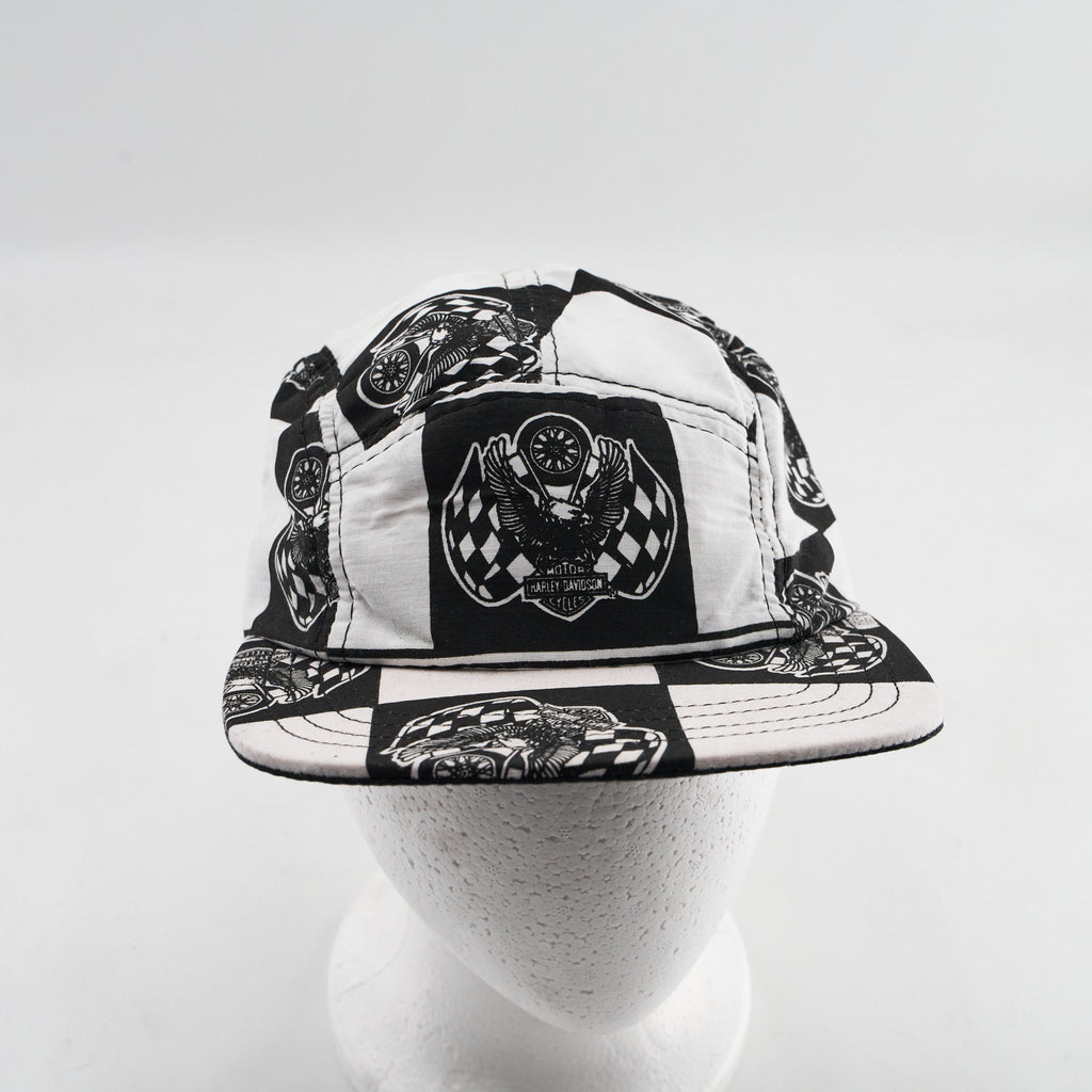Harley-Davidson Race Checkers #1 5-Panel Camp Hat