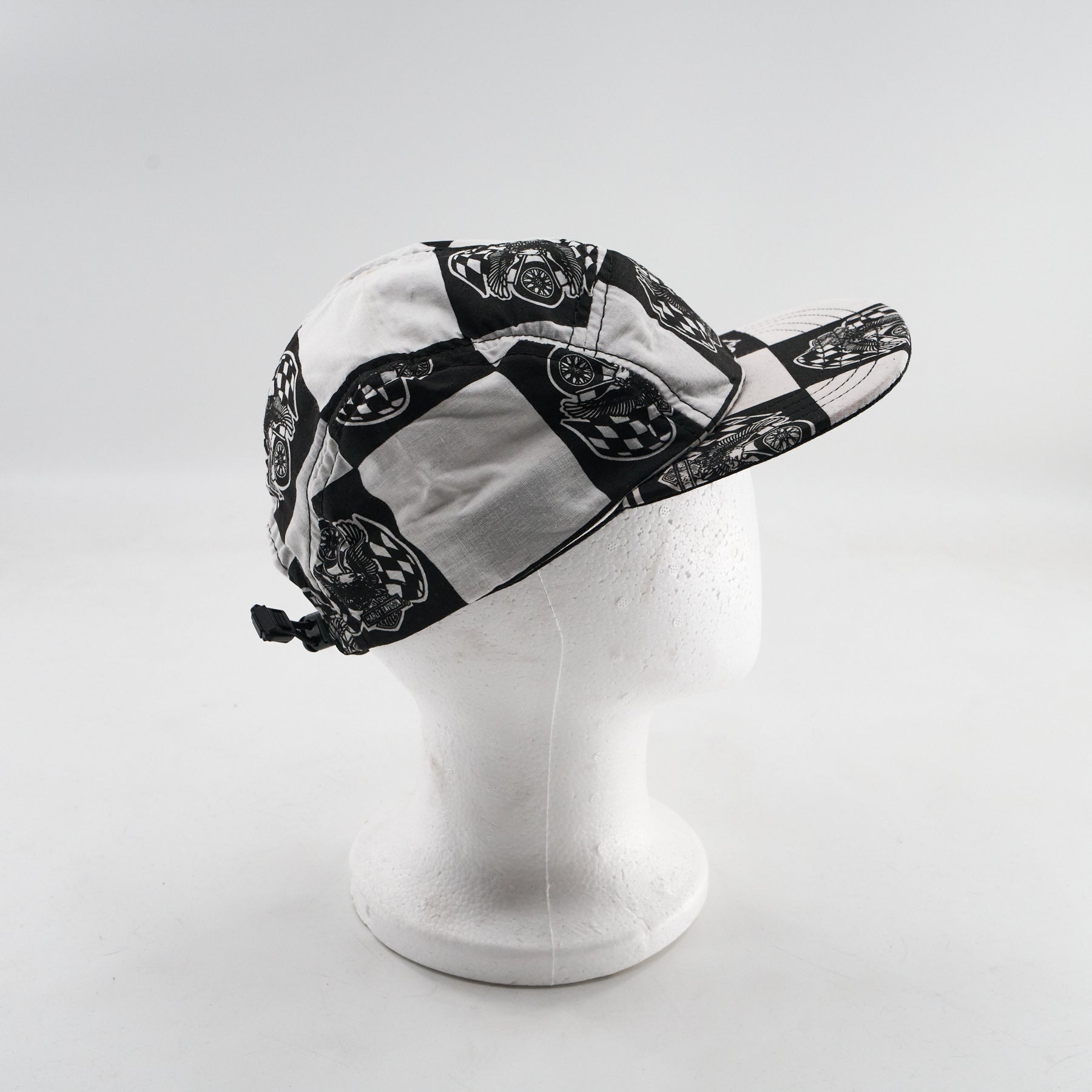 Harley-Davidson Race Checkers #1 5-Panel Camp Hat
