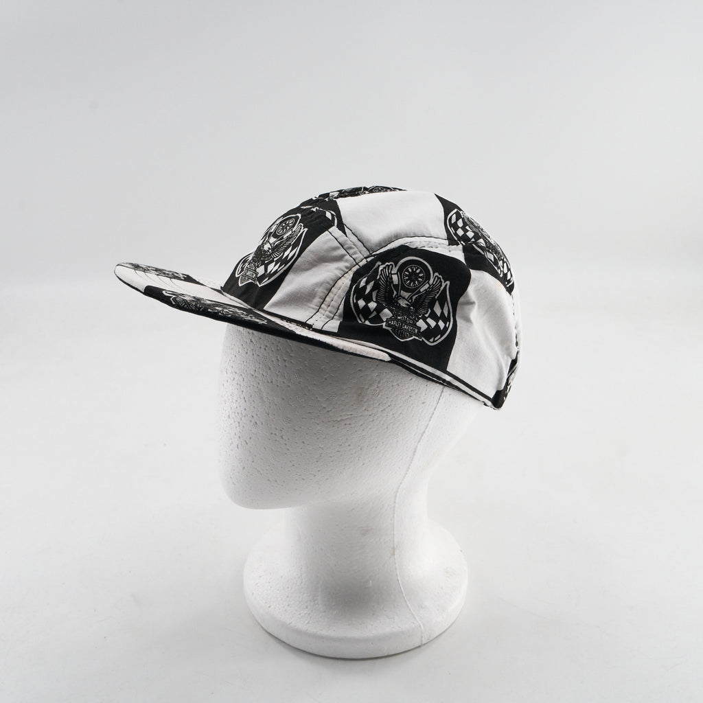 Harley-Davidson Race Checkers #2 5-Panel Camp Hat