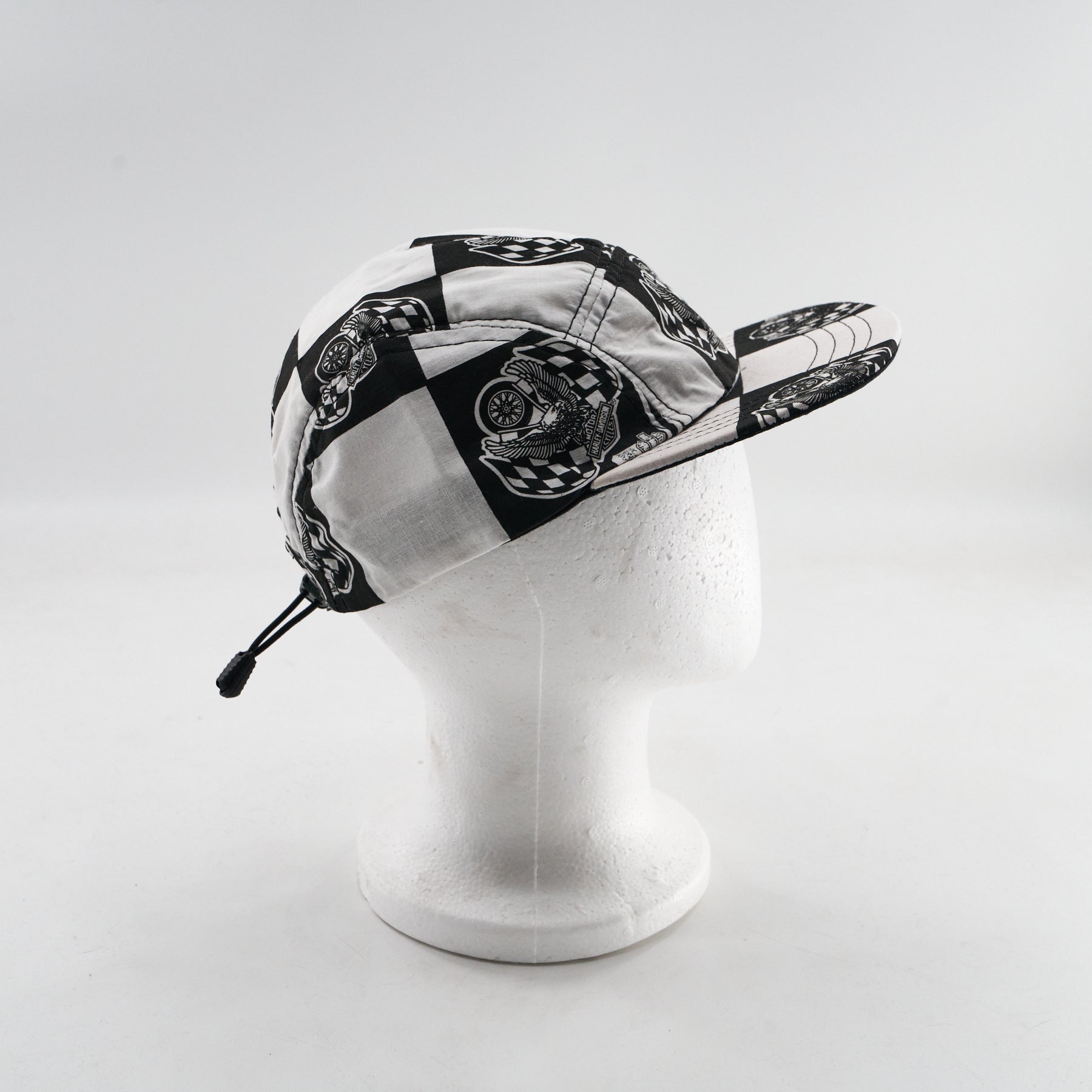 Harley-Davidson Race Checkers #2 5-Panel Camp Hat