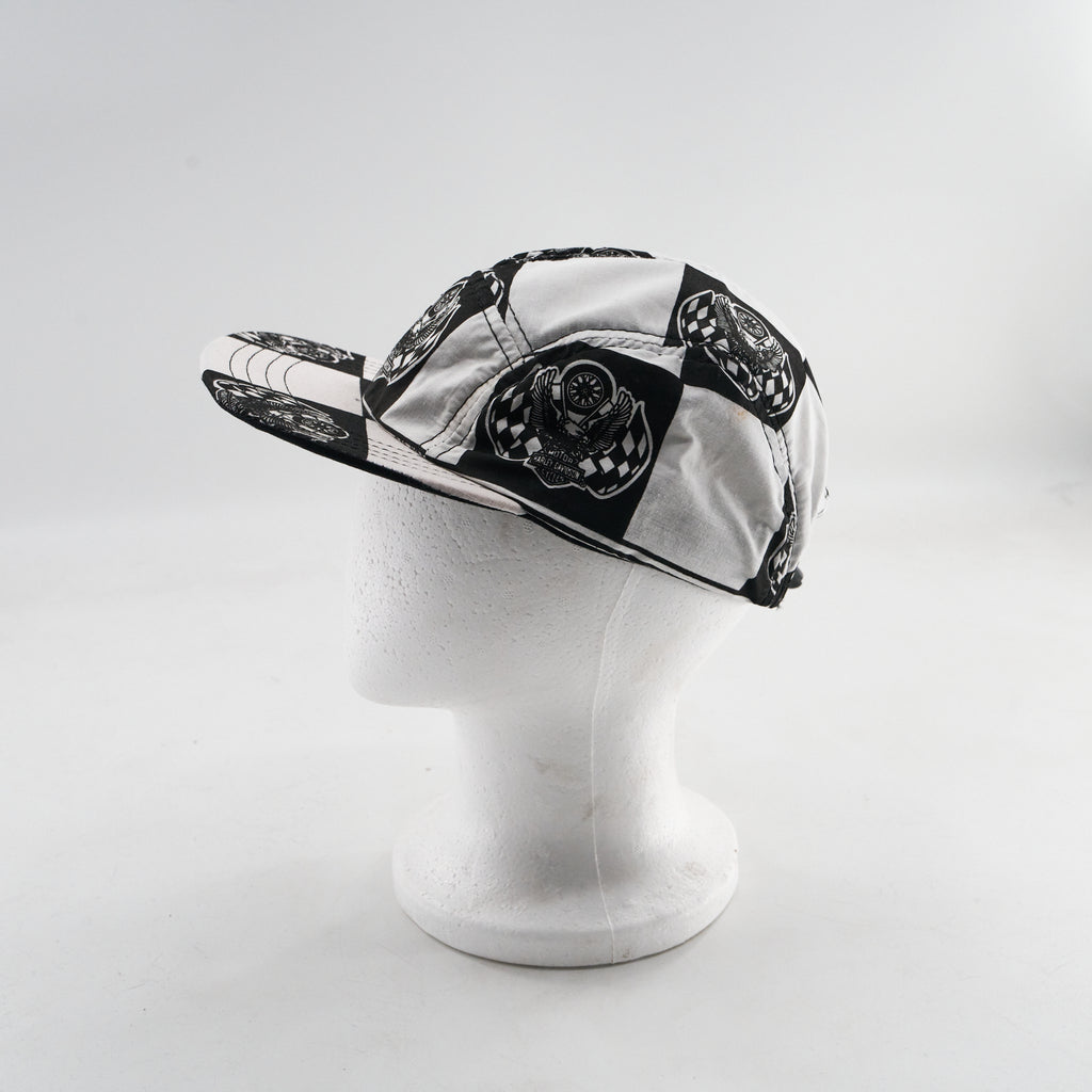 Harley-Davidson Race Checkers #2 5-Panel Camp Hat